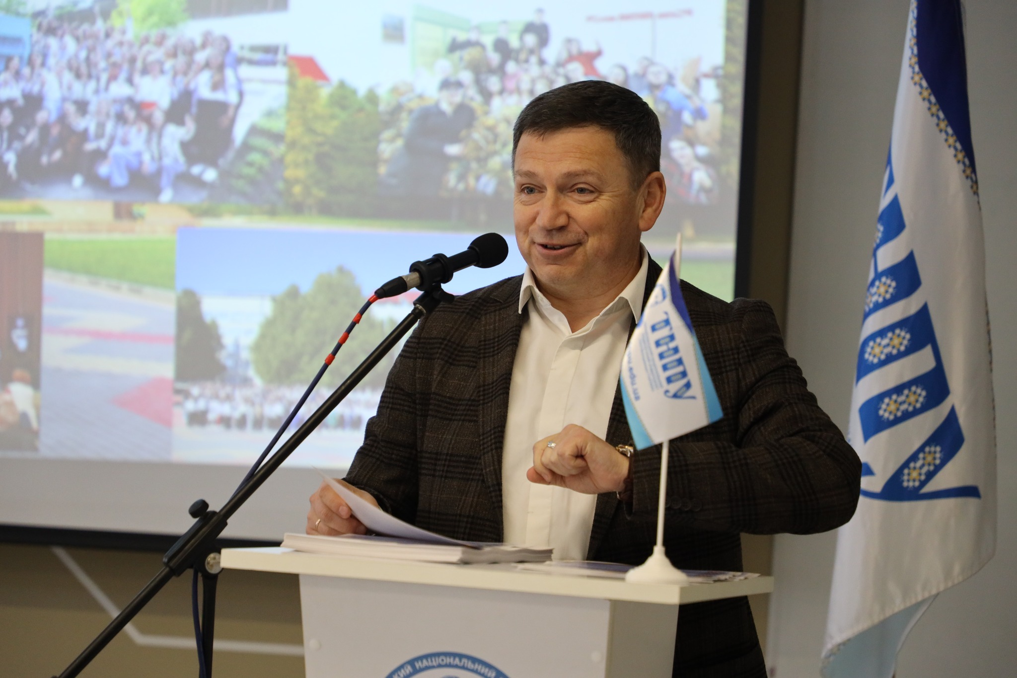 Promova rektora TNPU, profesora Bohdana Buiaka